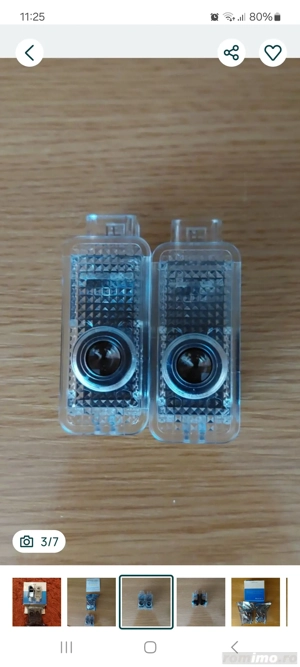 Lămpi Holograme 3D led Audi - imagine 3