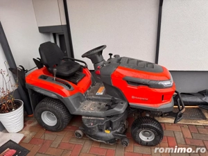 vand tractoras husvarna cu sac colector