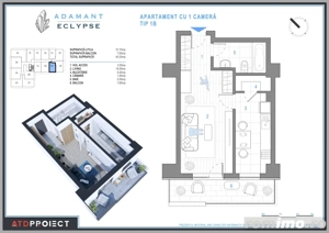 ADAMANT ECLYPSE, 1 camera decomandat, TIP 1B, 45,5 mp