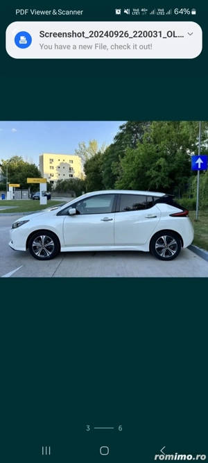 Nissan leaf  bateria mare 62 kw - imagine 5
