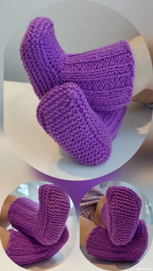 Ciorăpei împletiți,  bebe 0-6 luni