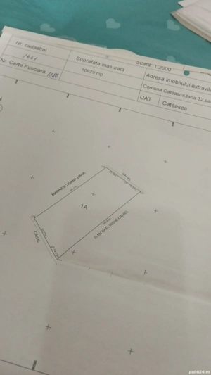 Vând teren extravilan in Căteasca Arges lângă A1 - imagine 4