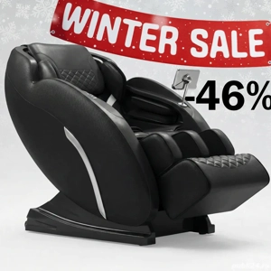 Fotoliu de masaj 46% NOU, GARANTIE   FULL (vibratie,role,perne,incalzire,BT, 0gravity)