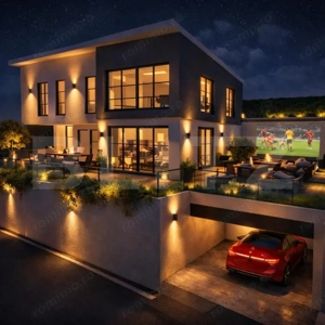 Casa individuala cu 4 camere, garaj, 180 mp, panorama deosebita, zona Vivo