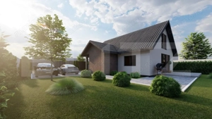 Casă individuală – 140 mp utili, teren 520 mp, front stradal 19 ml - imagine 5