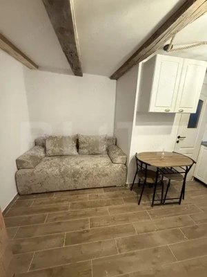 Garsonieră 15mp, prima închiriere, singur în curte cu terasă