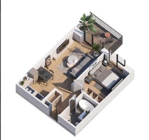 2 Camere - Sector 3-Complex Estoria - Metrou Nicolaie Teclu