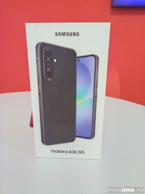 Samsung A36 5G 6Gb 128Gb, Black, NOU, sigilat