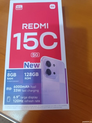 Xiaomi redmi 15C 5g  nou.
