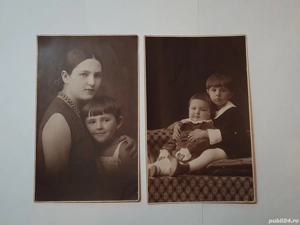 6 fotografii vintage de studio, anii 1920-1930, atelier maramureșean