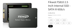 SSD Fikwot 4TB 2.5" SATA III 6Gb s 3D NAND TLC Flash Pc Laptop Ps4 - imagine 5