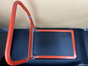 Platforma transport 150 kg cu maner pliabil 85 x 75 cm