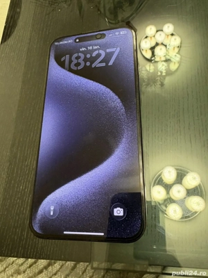 iPhone 15pro Max blue  - imagine 3