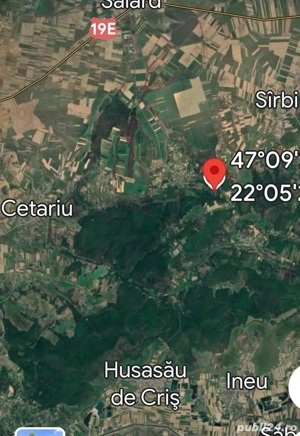 Vânzare teren extravilan, 34576 MP , Comuna Cetariu, Bihor.