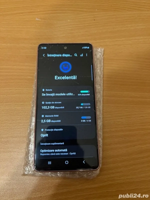 samsung s20 roz pudrat foarte frumos  - imagine 2