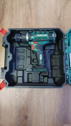 Maşină de înşurubat şi găurit, cuplu 45 nM,25+1 trepte,20 V, Nou! - imagine 5