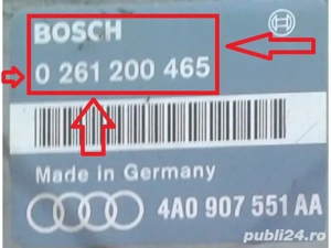 chip tuning  Audi 100 S4 2.2 Turbo Stage 1 / 2 Pentru ECU BOSCH 0261200465. - imagine 2