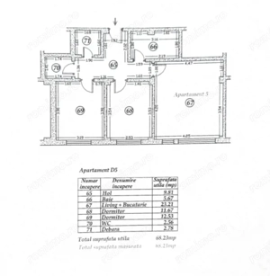 Apartament 3 camere Dobroești, 2 băi, mobilat ,utilat 2026 ,Mărului  - imagine 8
