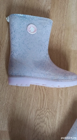 cizme de cauciuc marime 29 cu luminite  - imagine 4
