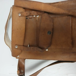 Geantă de bărbați culoare maro din piele foarte grrooassaăeste bună pentru a puurttaa documente și a - imagine 3