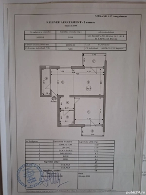 Vand apartament 2 camere în Sânpetru  - imagine 7
