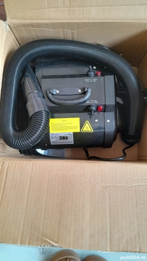 Uscator pentru animale de companie,negru,cu motor dublu - imagine 2