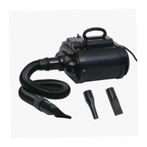 Uscator pentru animale de companie,negru,cu motor dublu