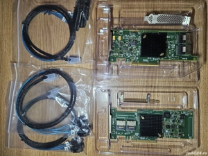 Controller SAS LSI PCIe3 P20 IT Mode pentru NAS   Server   Desktop + cabluri SAS   SATA