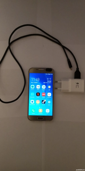 Samsung Galaxy S6 3GB RAM 32GB Telefon Mobil OLED 4K Video Android NFC