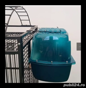 Cada de baie pentru papagali de talie mare XL - imagine 3