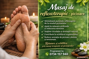 Masaj reflexoterapie pentru picioare