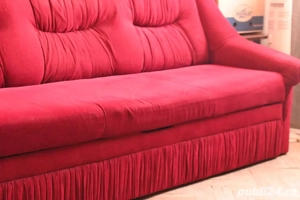 Canapea (cu pat) inclusive două fotolii, în stare bună...