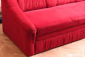 Canapea (cu pat) inclusive două fotolii, în stare bună...