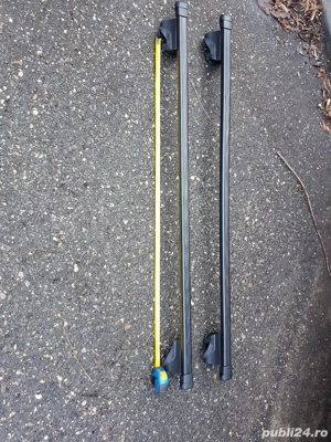 Pentru auto cu bare pe plafon , bare portbagaj Thule , srare f buna , deschidere pana la 110cm 