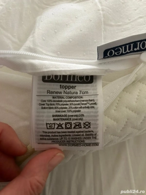 Topper Saltea Dormeo 190x160x7cm - imagine 3