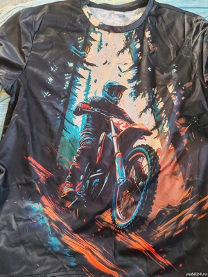 Tricou cu grafica Moto marimea L