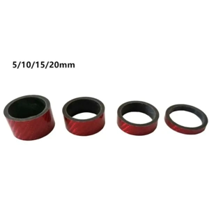Set 4 distantiere carbon 5 10 15 20 bicicleta pipa ghidon distantieri - imagine 5