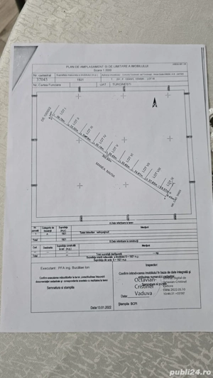 Teren intravilan 1275 mp   Turcinești (Târgu Jiu), Aleea Dealul Bătrân - imagine 3