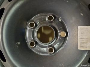 Jante otel 6 1/2J x 16H2 ET50, 1K0 601 027 A, originale VW, Audi, optinal +capace originale Audi 16” - imagine 4