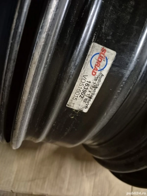 Jante otel 6 1/2J x 16H2 ET50, 1K0 601 027 A, originale VW, Audi, optinal +capace originale Audi 16” - imagine 3