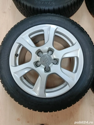 Jante vw,audi 5x112 16 anvelope 205 55 16 M+S,8mm 