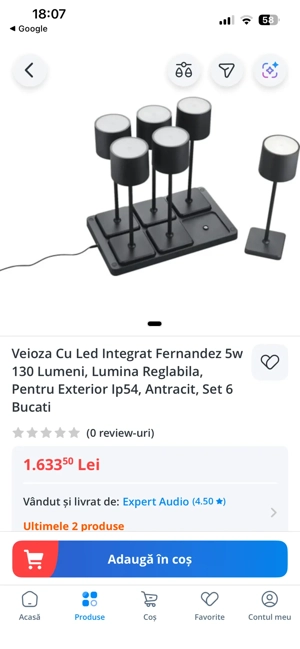 Set Veioze cu led integrat Fernandez - imagine 5