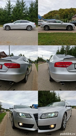 AUDI A5* PRO-LINE * 2011* Euro 5* Bi xenon * Full led* Navigație MMI* Parctronic * Tempomat * 180 cp - imagine 5