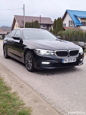 BMW 520 D* G30* 2018* SPORT-LINE* Black Edition* FullLed * Tempomat * Ceasuri Plasmă * Proprietar * - imagine 3