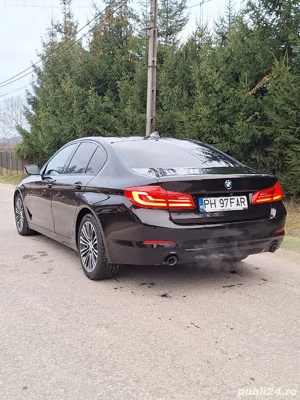 BMW 520 D* G30* 2018* SPORT-LINE* Black Edition* FullLed * Tempomat * Ceasuri Plasmă * Proprietar * - imagine 5