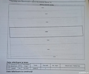 Teren extravilan agricol 65200 mp - imagine 2