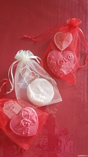 Sapun ornamental handmade, ideal pentru Valentine' s Day, decor dau baie