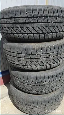 Anvelope iarna DOT 2024, 235/60 R17 cu jante originale Mercedes - imagine 2