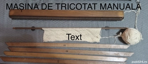 Vând mașină de tricotat manuala
