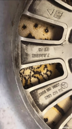 Jante originale Mercedes 16” – folosite, stare bună - imagine 2